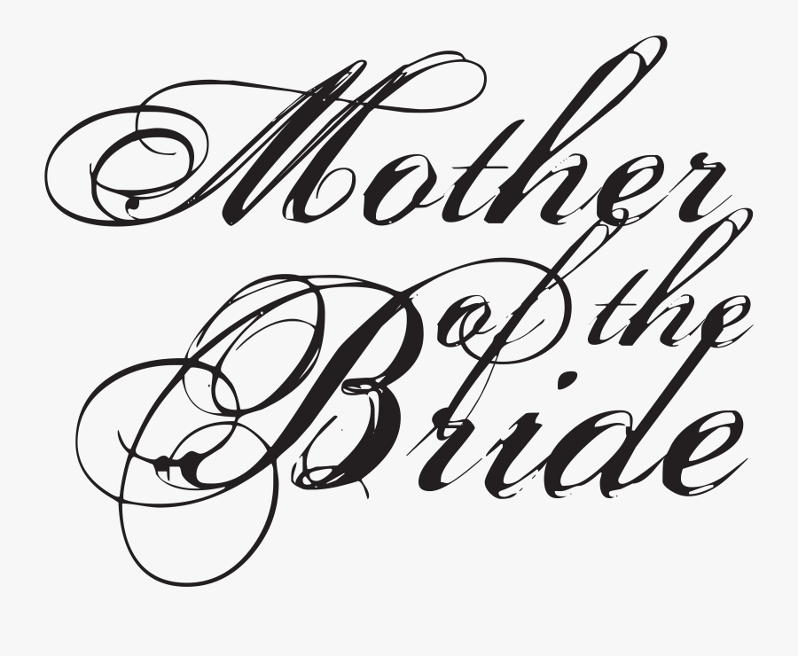 - Mother Of The Bride Word , Transparent Cartoons - Bride Word Png, Transparent Clipart
