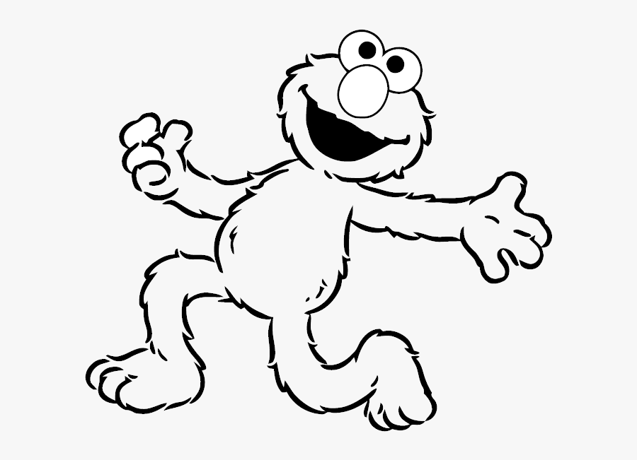 Elmo Clip Art Wikiclipart Transparent Png - Elmo Stencil, Transparent Clipart