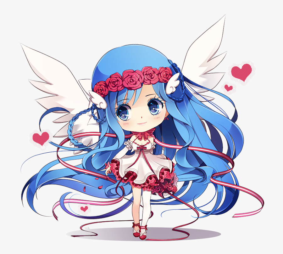 Character,costume Design,long Hair,cg Artwork,clip - Png Anime Chibi Transparent, Transparent Clipart