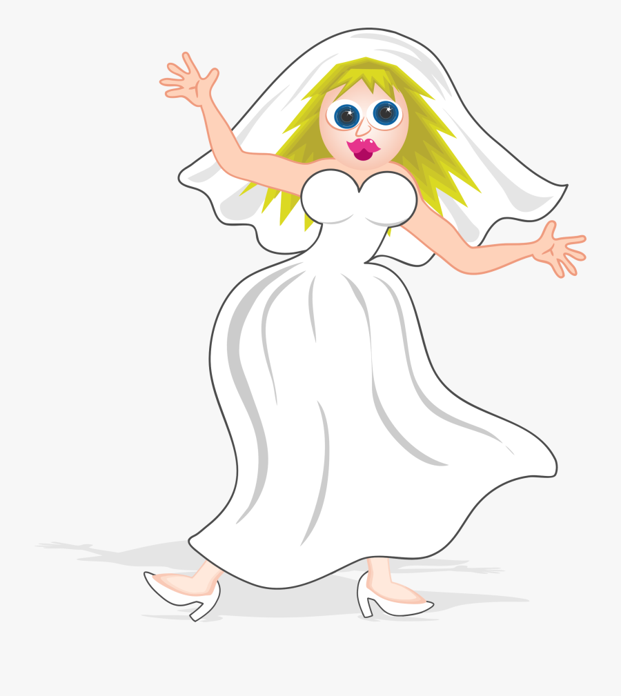 Manic Bride Clip Arts - Bride, Transparent Clipart