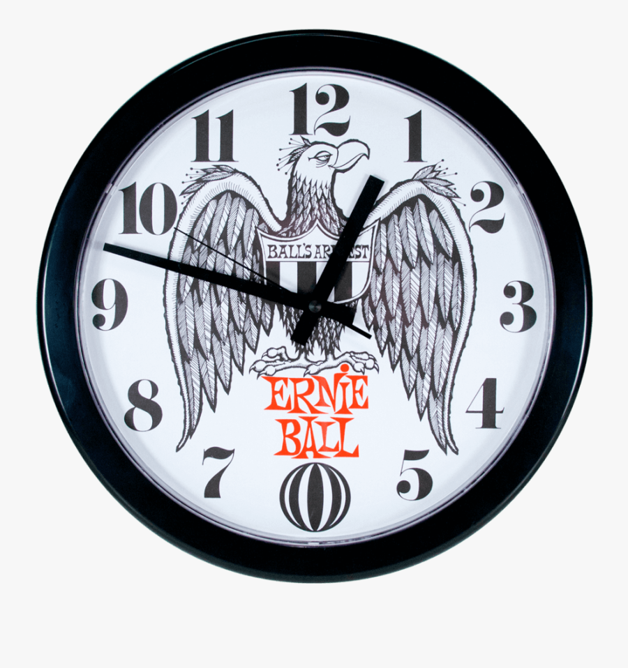 Ernie Ball Clock Ernie Ball - Quarter To Six Clock, Transparent Clipart