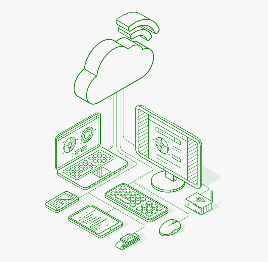 Database Illustration, Transparent Clipart