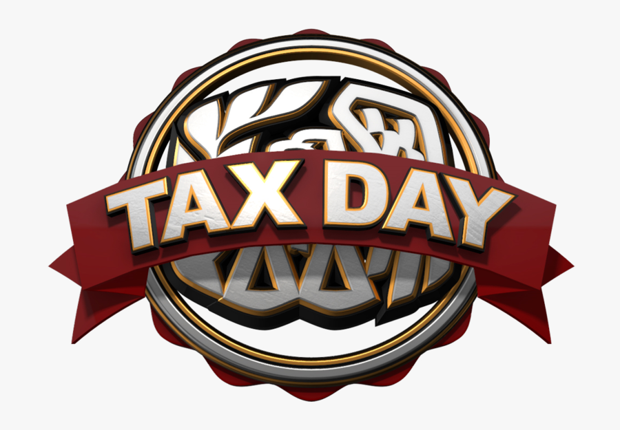 Tax Day Clip Art, Transparent Clipart