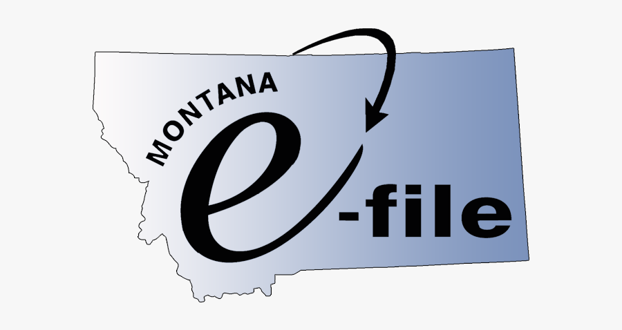 Efile Banner Logo - Montana Department Of Revenue, Transparent Clipart