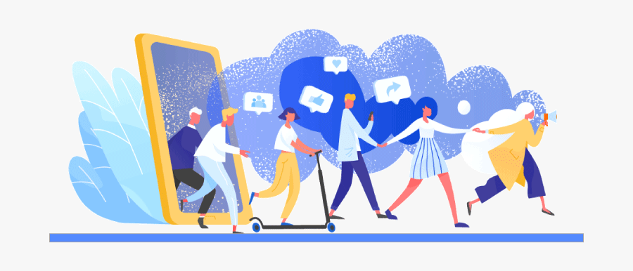 Referral Illustration, Transparent Clipart