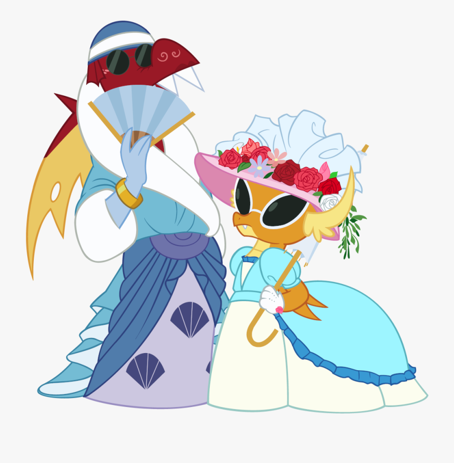 Smolder Gets To Take A Plus One To A Fancy Event And - Mlp Ember Dress Up, Transparent Clipart