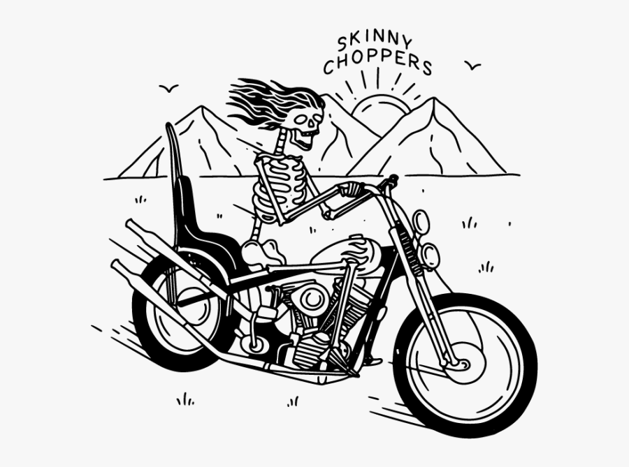 Skinny Choppers, Transparent Clipart