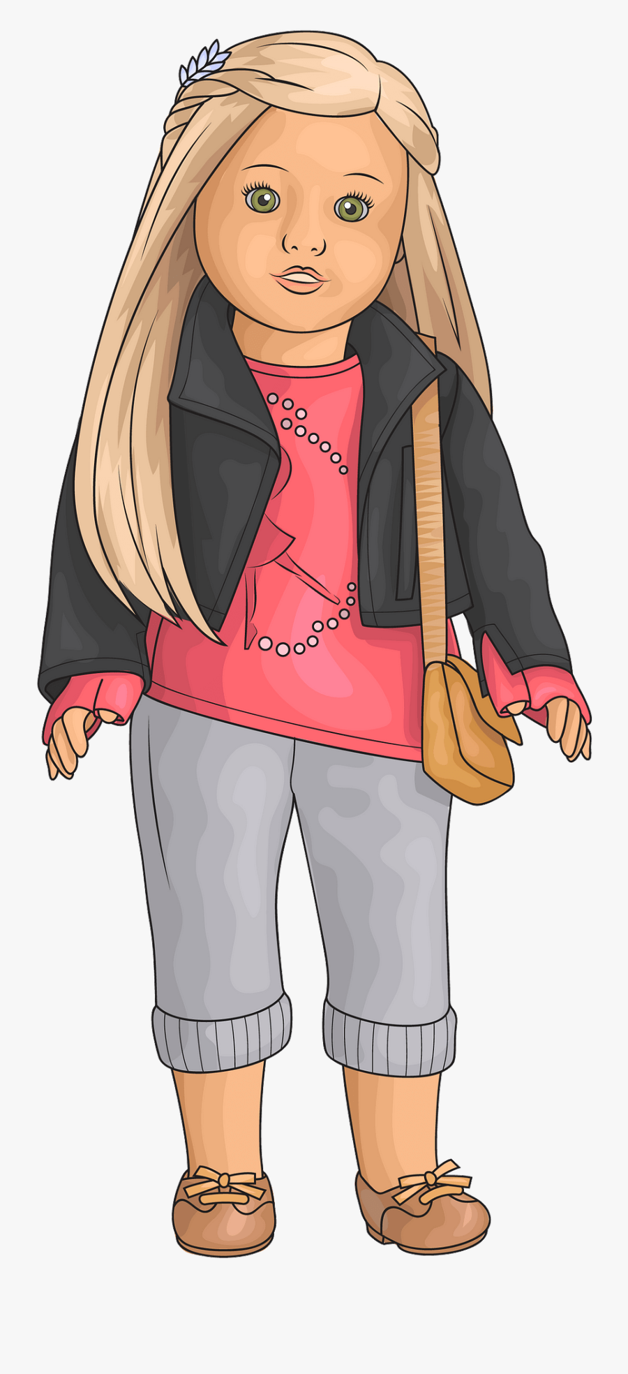 American Girl Doll Clipart Png, Transparent Clipart