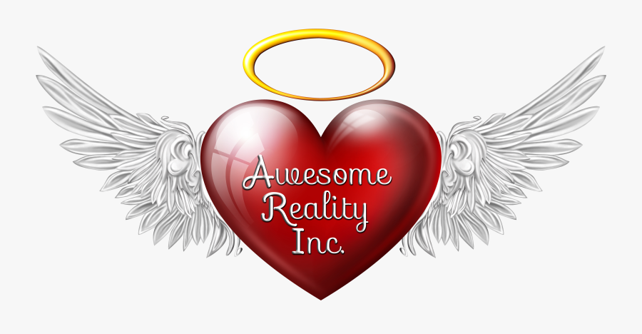 African American Girl - Valentines Heart With Wings, Transparent Clipart