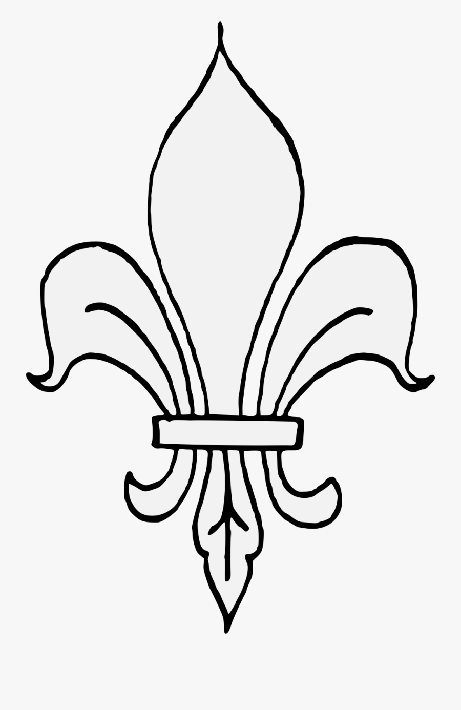 Transparent Fleur De Lys Png - Drawing, Transparent Clipart