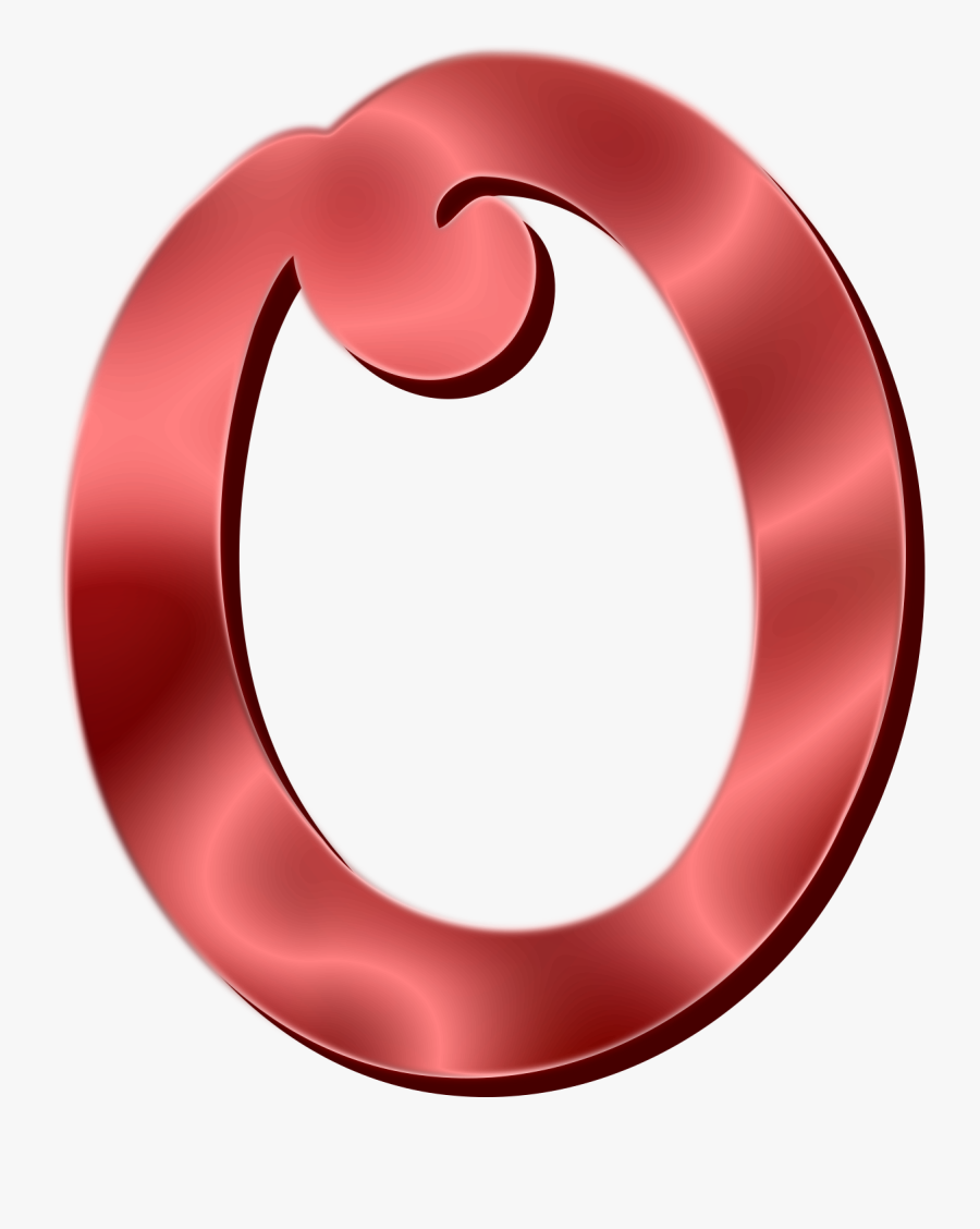 Alphabet 12, Letter O Clip Arts - Letter O In A Circle, Transparent Clipart