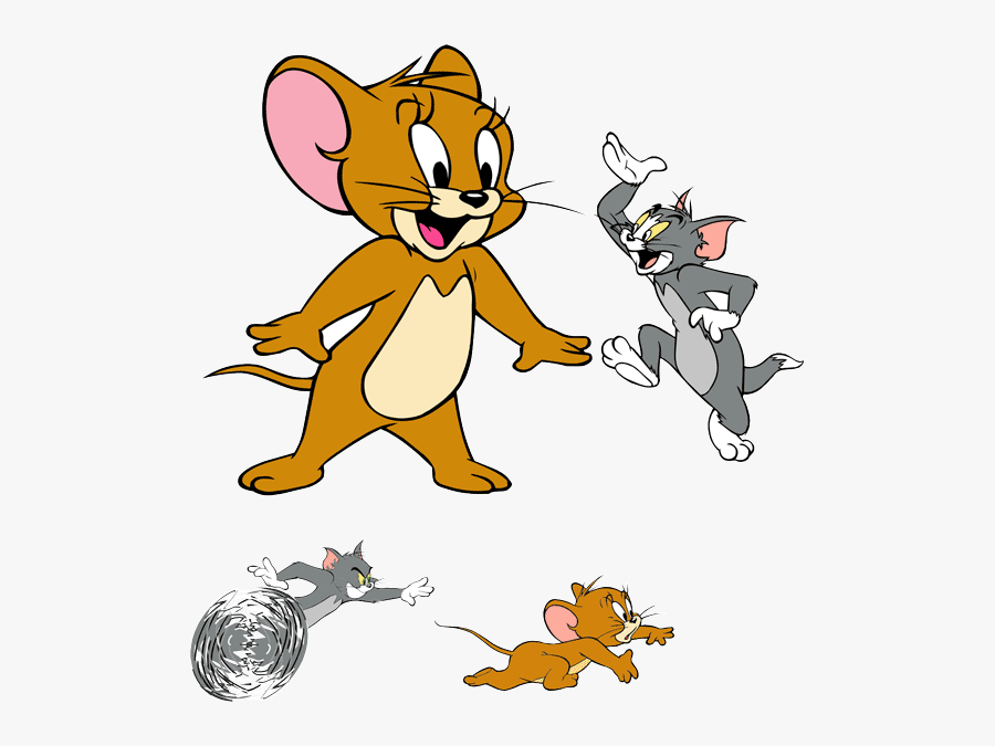 Tom And Jerry Clipart Vector, Transparent Clipart