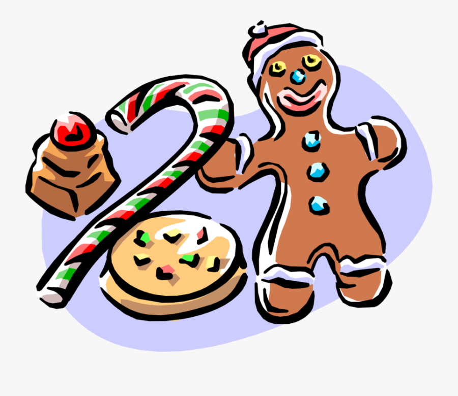 Vector Illustration Of Holiday Festive Season Christmas - Christmas Food Clip Art, Transparent Clipart