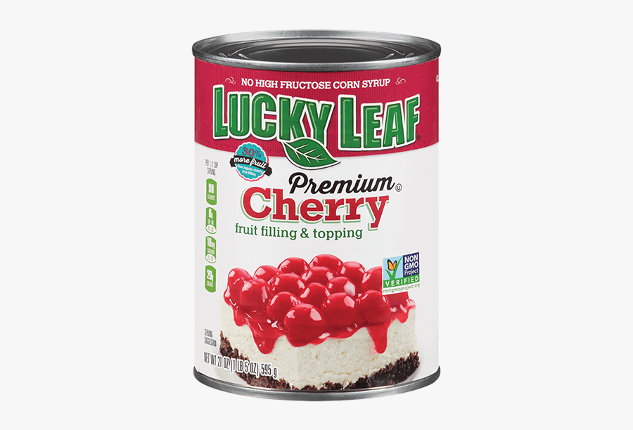Premium Cherry Fruit Filling & Topping - Lucky Leaf Cherry Pie Filling, Transparent Clipart