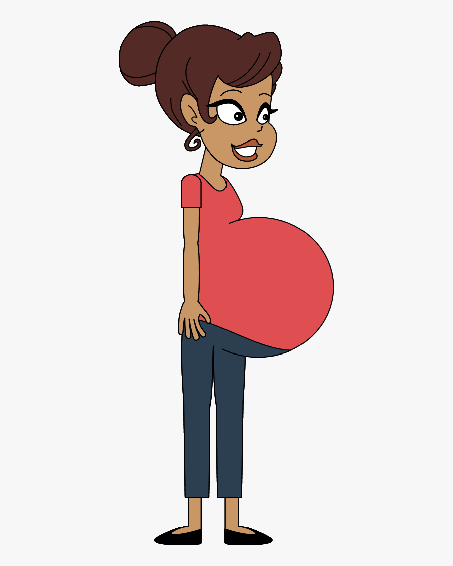 Jescha From The Reading - Pregnant Belly Angry Signs Pregnant Woman, Transparent Clipart