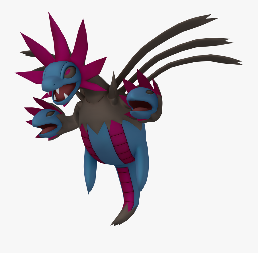 Pokemon Hydreigon 3d, Transparent Clipart
