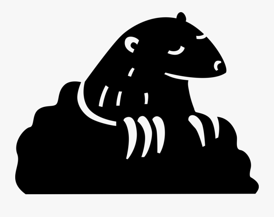 Vector Illustration Of Prairie Dog Ground Squirrel - Illustration, Transparent Clipart