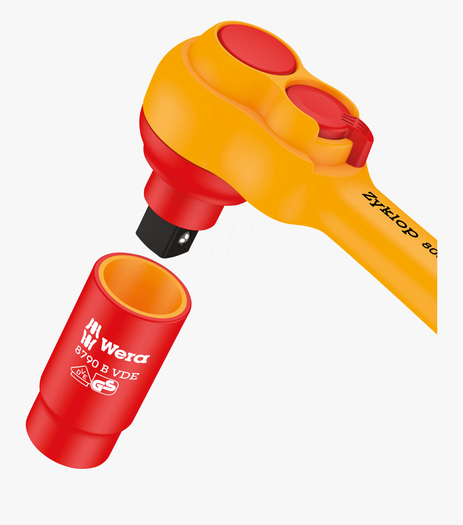 Vde Zyklop Ratchet, Insulated, With Switch Lever, With - Vde Ratsche, Transparent Clipart