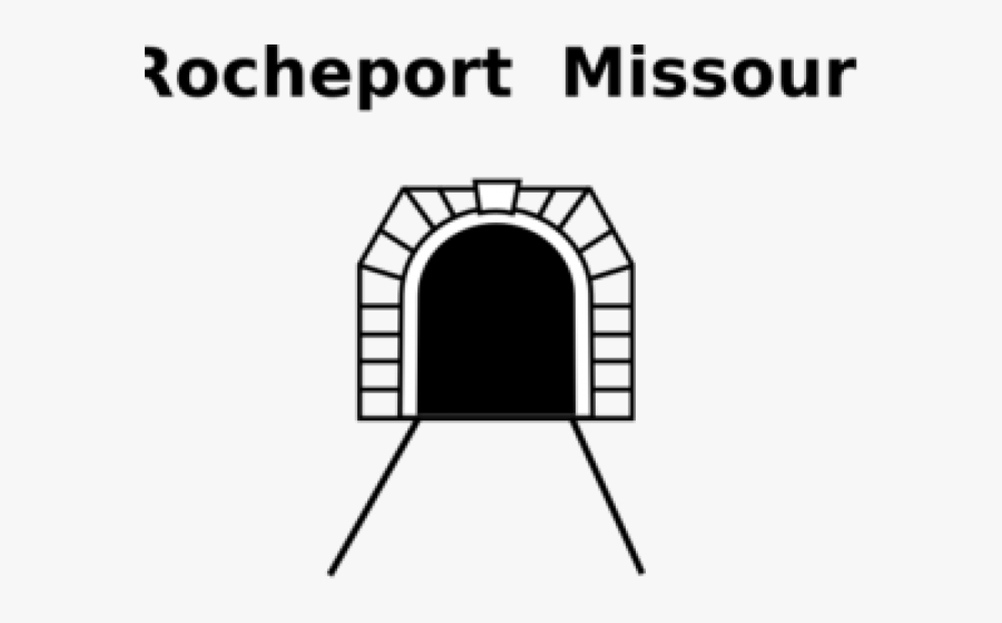 Tunnel Ahead Sign, Transparent Clipart