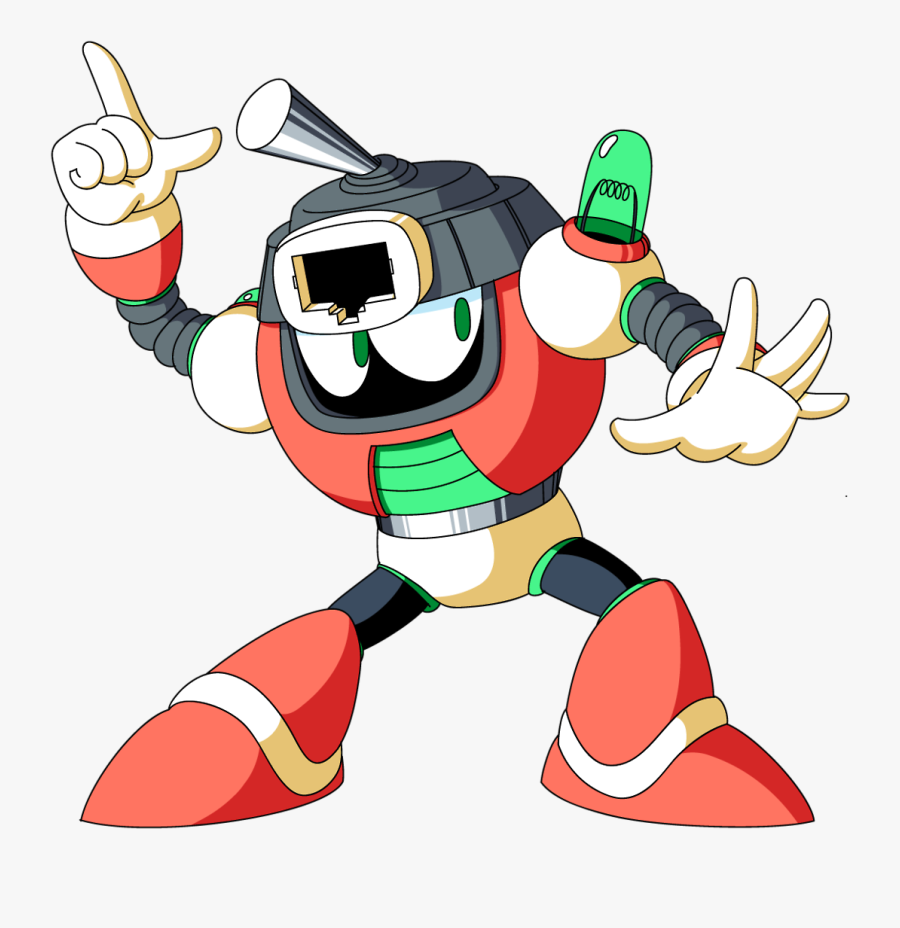 Switch Man"s New Official Artwork, Done By Karakato - Mega Man Switch Man, Transparent Clipart