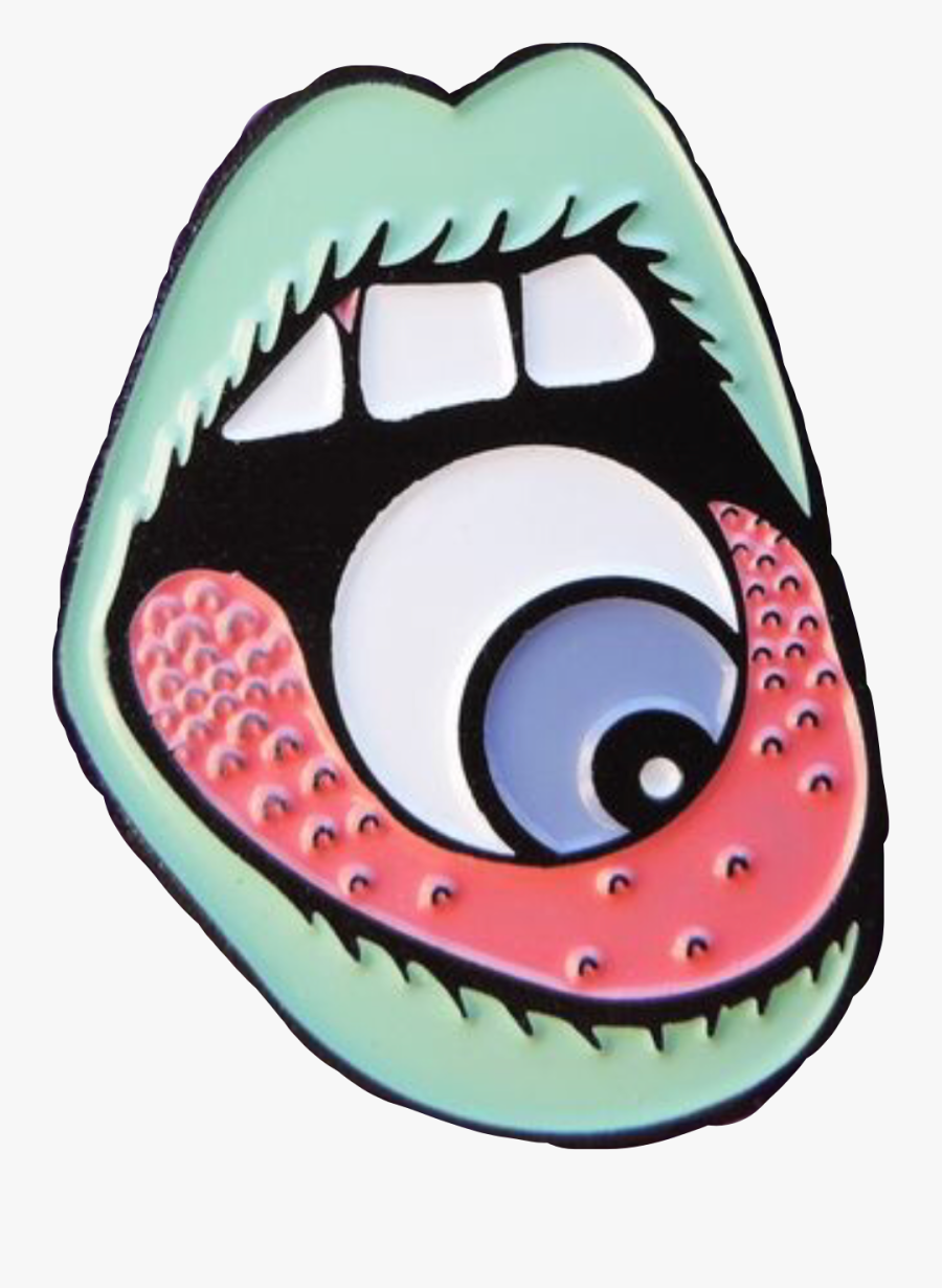 #green #mouth #eye #eyeball #tumblr #popart #freetoedit - Pop Art, Transparent Clipart