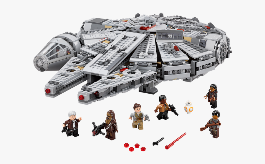 Clip Art Lego Star Wars Millennium - Millennium Falcon Lego, Transparent Clipart