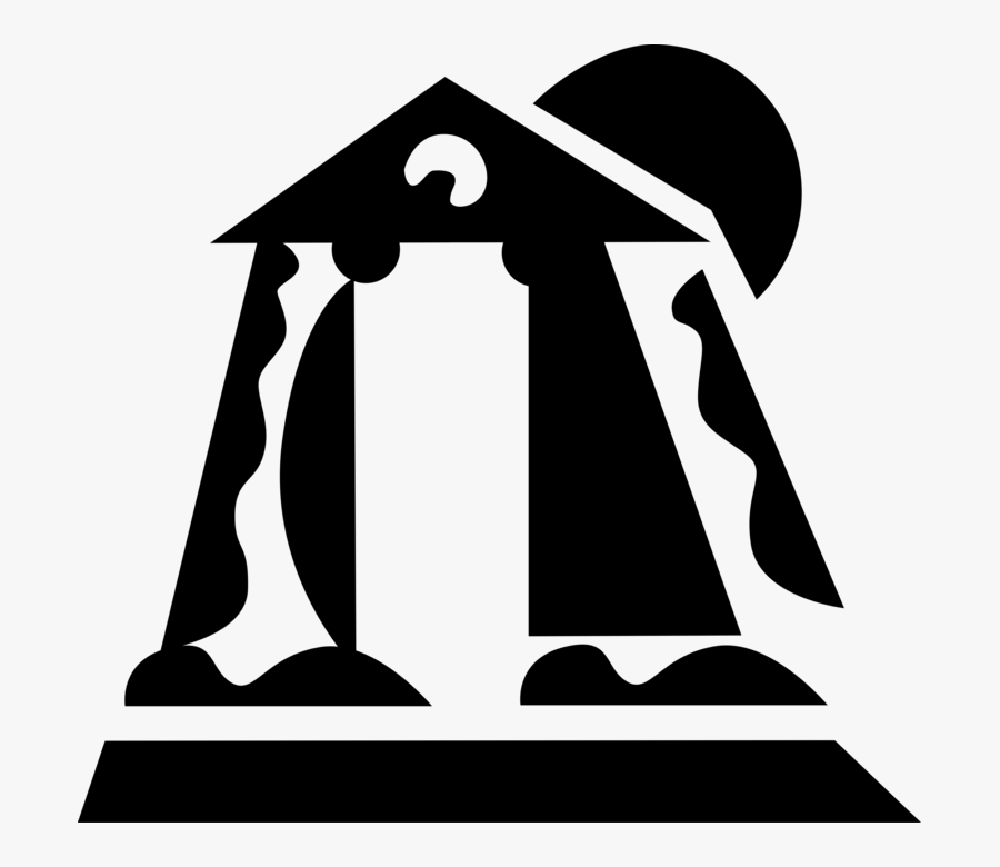 Vector Illustration Of Financial Banking Institution, Transparent Clipart