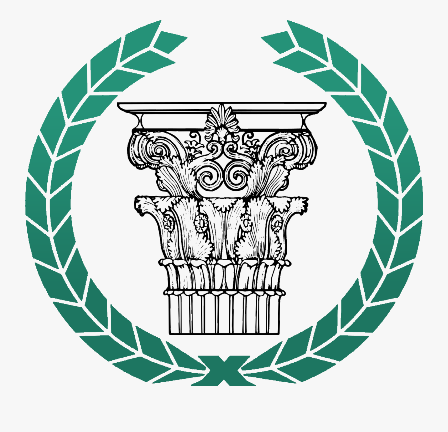 Easy Corinthian Column Drawing, Transparent Clipart