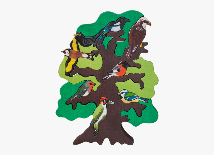 Europe Clipart Montessori - Birds On The Trees Clipart, Transparent Clipart