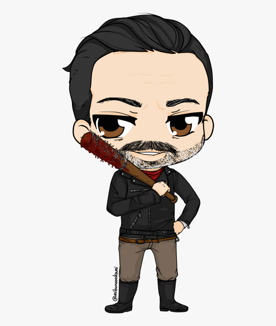 The Walking Dead Clipart Tumblr Transparent - Walking Dead Negan Chibi, Transparent Clipart