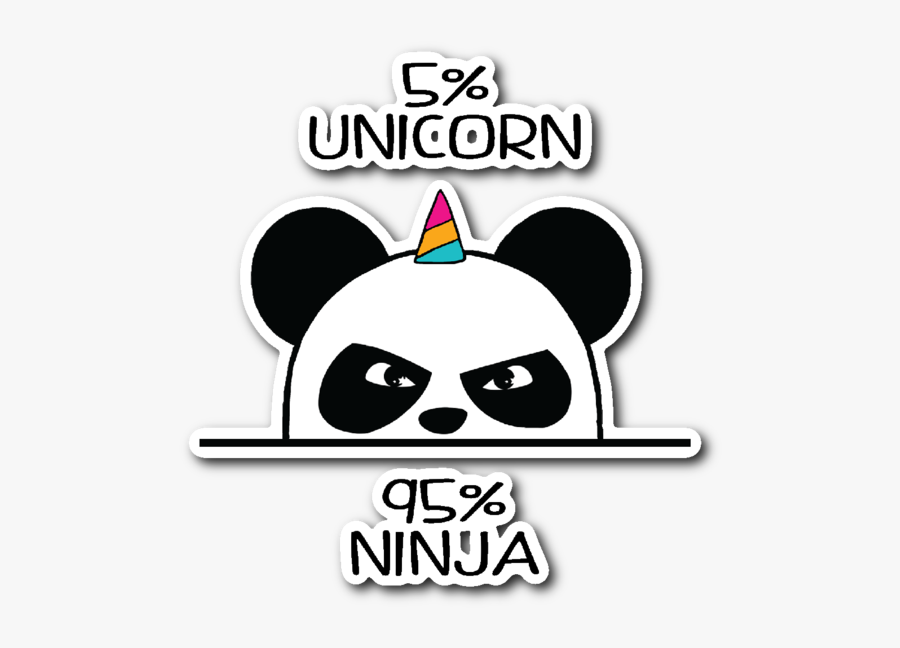 Unicorn Sticker Png - Unicorn Ninja, Transparent Clipart