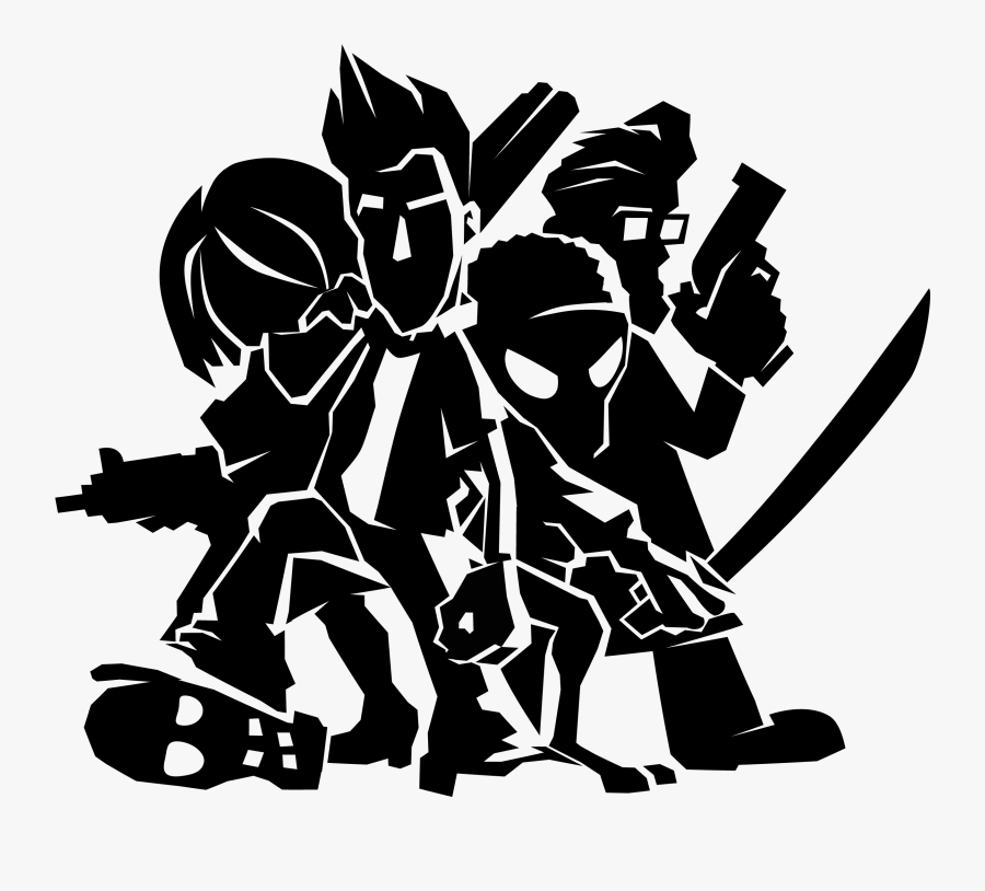 Zombies Silhouette All Zombies Must Die Photography - Plants Vs Zombies Siluetas, Transparent Clipart