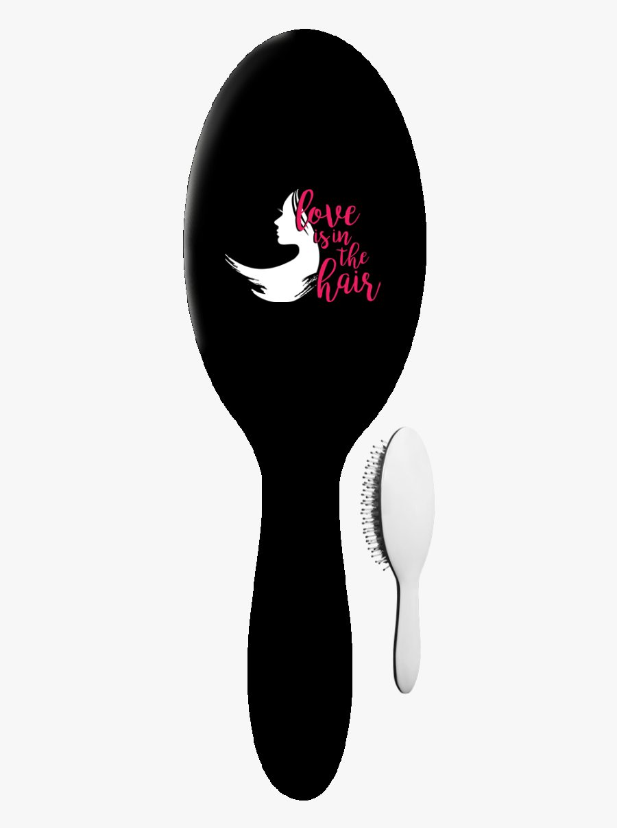 Love Is In The Hair Brush, Transparent Clipart