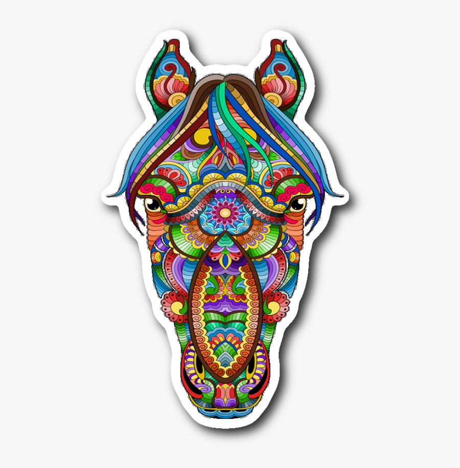Horse Lover"s Premium Die Cut Vinyl Sticker - Illustration, Transparent Clipart