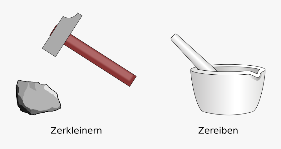 Steinsalz Für Die Trennung Vorbereiten Clip Arts - Martelo Batendo Em Uma Pedra, Transparent Clipart