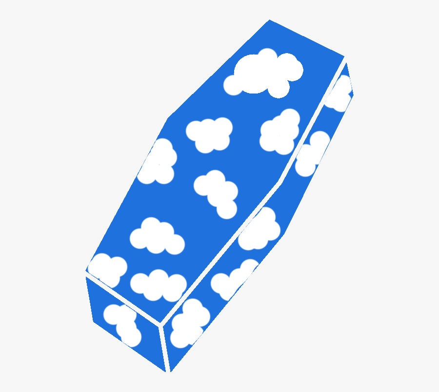 Coffin With Clouds, Transparent Clipart