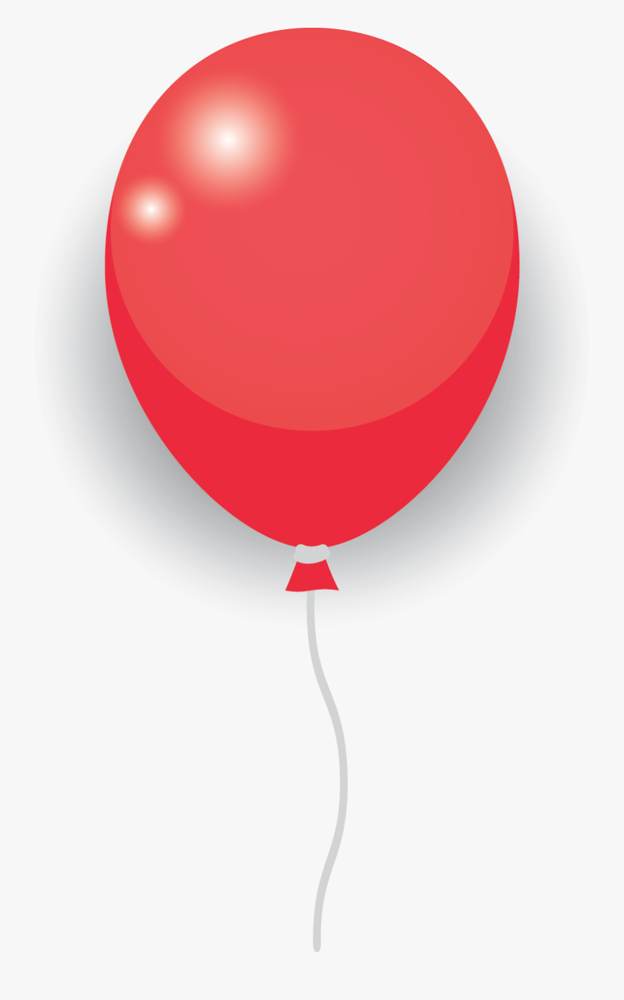 Red Balloon - Balloon, Transparent Clipart