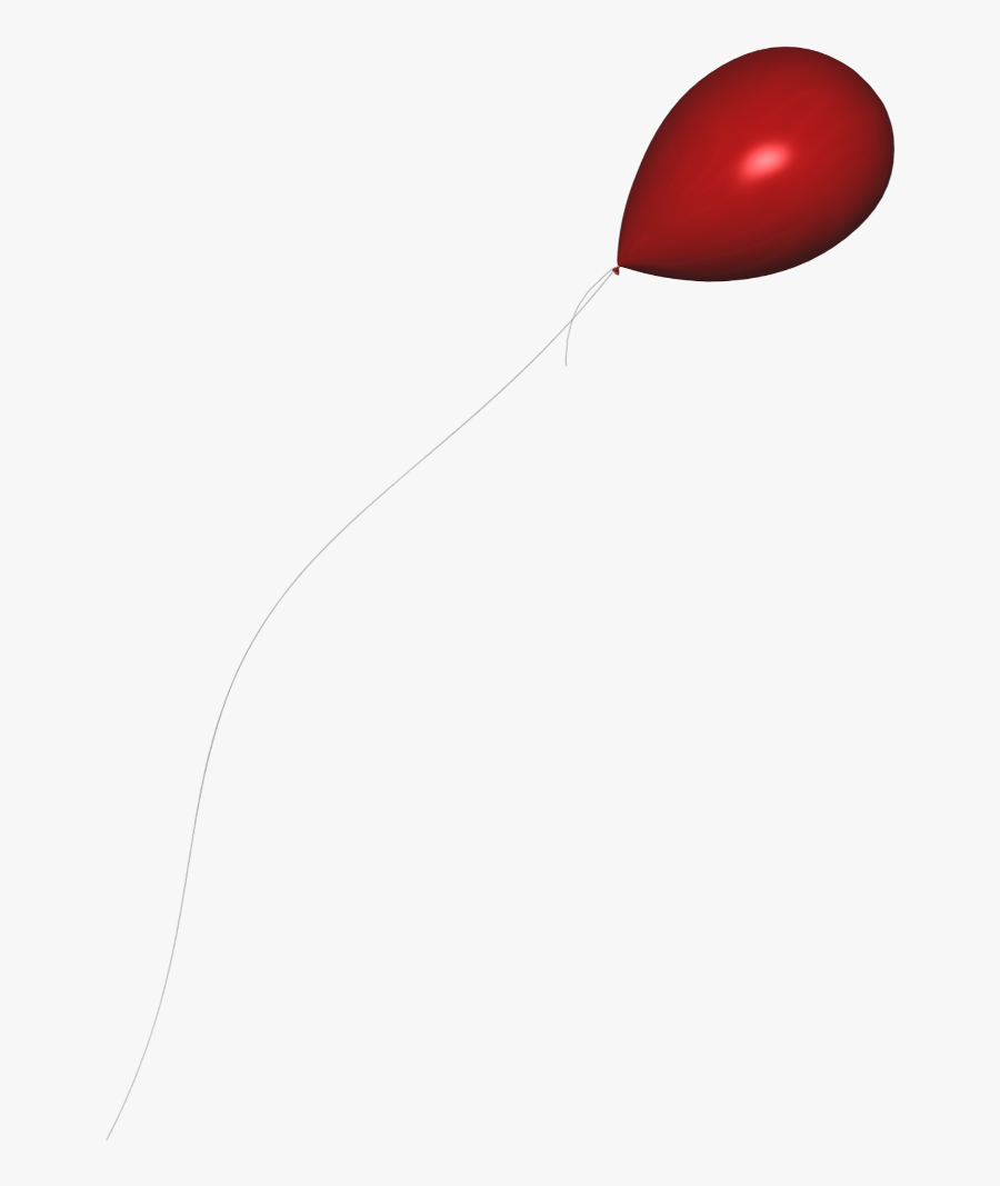 #red #balloon #string#freetoedit - Real Balloon String Png, Transparent Clipart