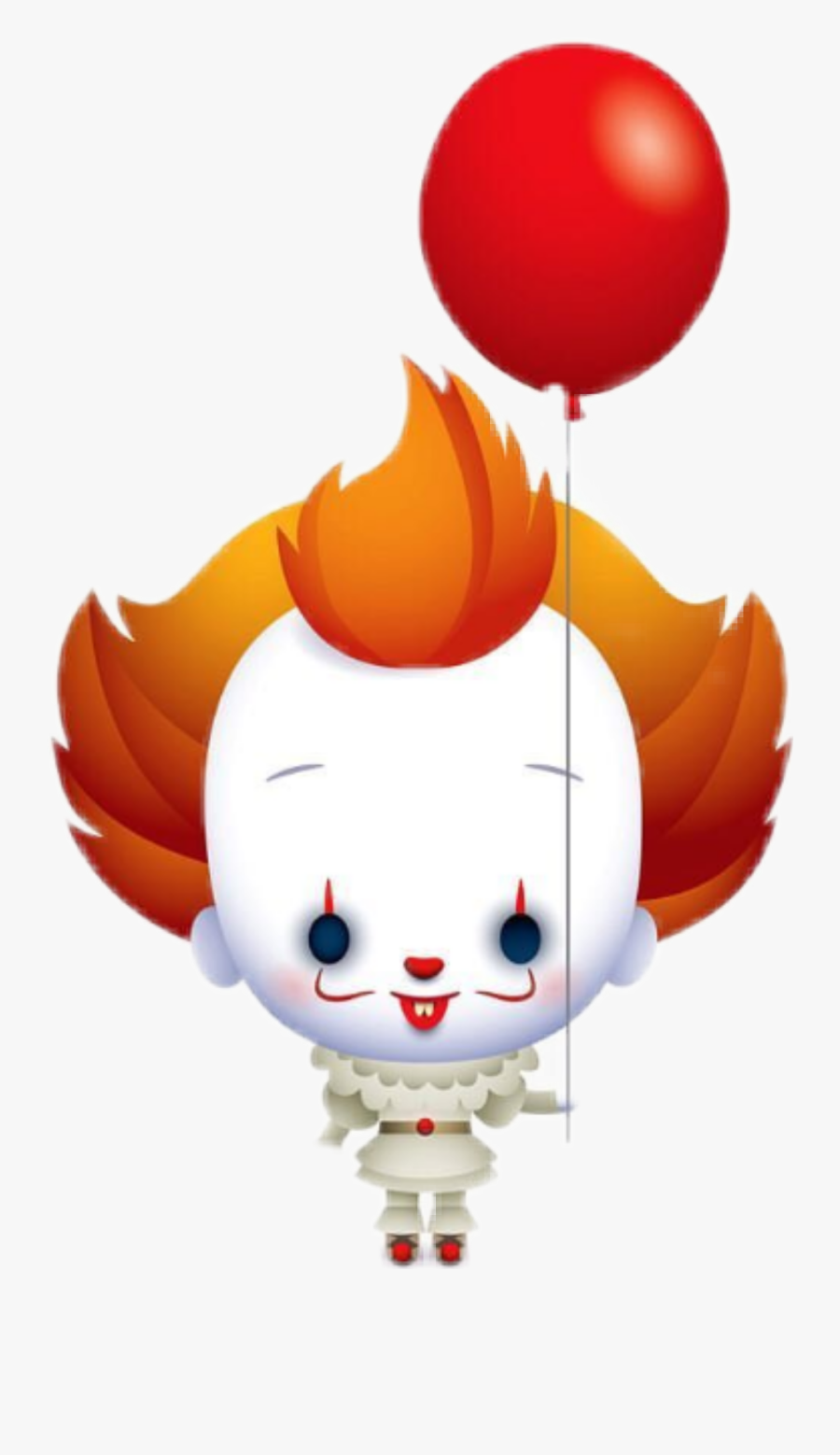 #clown #it #itmovie🎈 #movie #balloon #red #redballoon - Cute Pennywise, Transparent Clipart