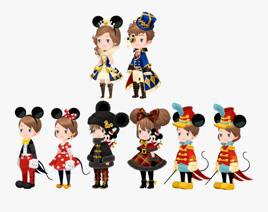 Kingdom Hearts Clipart Mickey - Khux Royal Minnie Avatar, Transparent Clipart