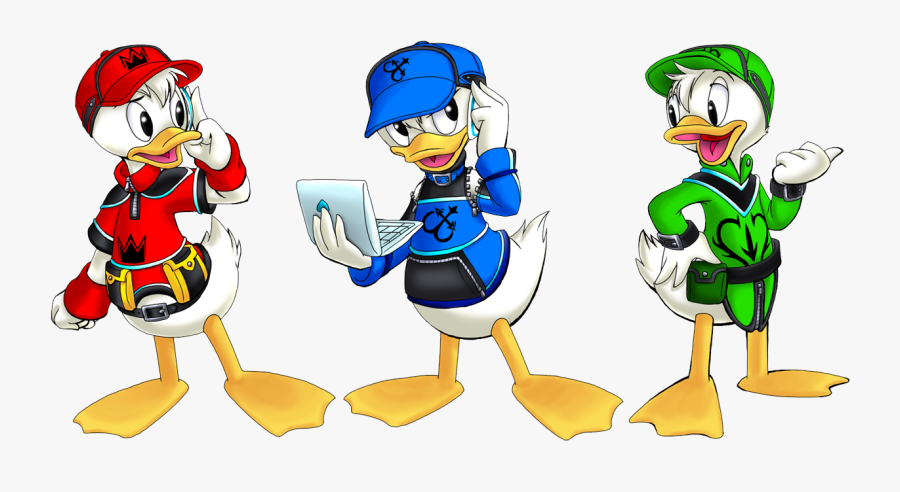 Transparent Aflac Duck Png - Huey Dewey And Louie, Transparent Clipart