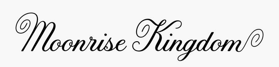 Clip Art Moonrise Kingdom Font - Moonrise Kingdom Font Template, Transparent Clipart