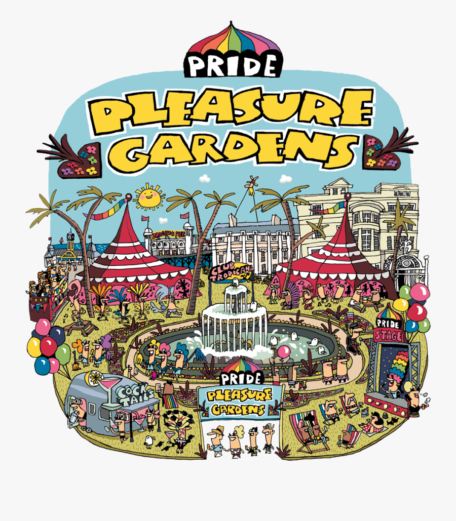 Brighton Pride Pleasure Gardens, Transparent Clipart