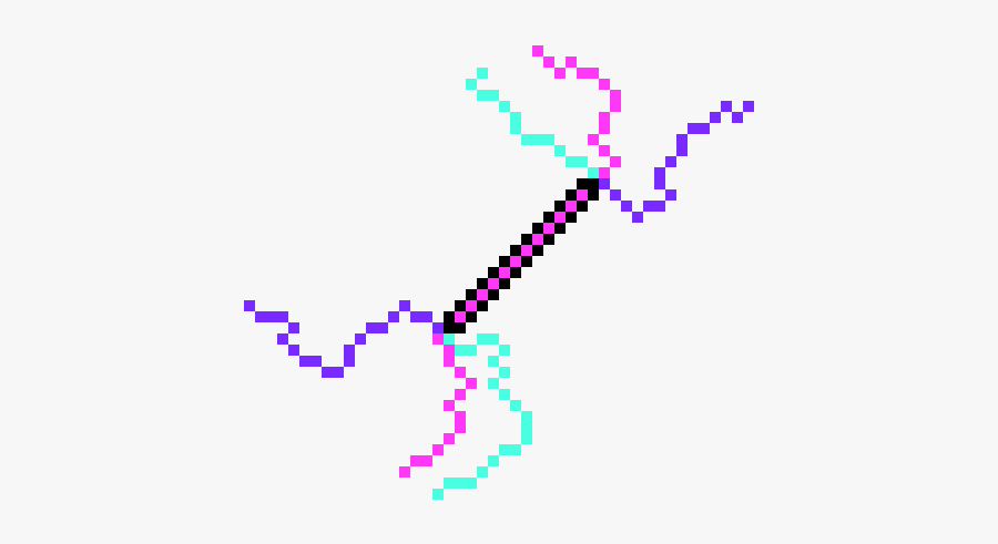 Pixel Art Terraria Swords Art, Transparent Clipart