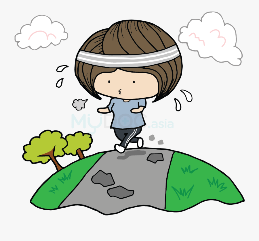 Jogging - Cartoon, Transparent Clipart