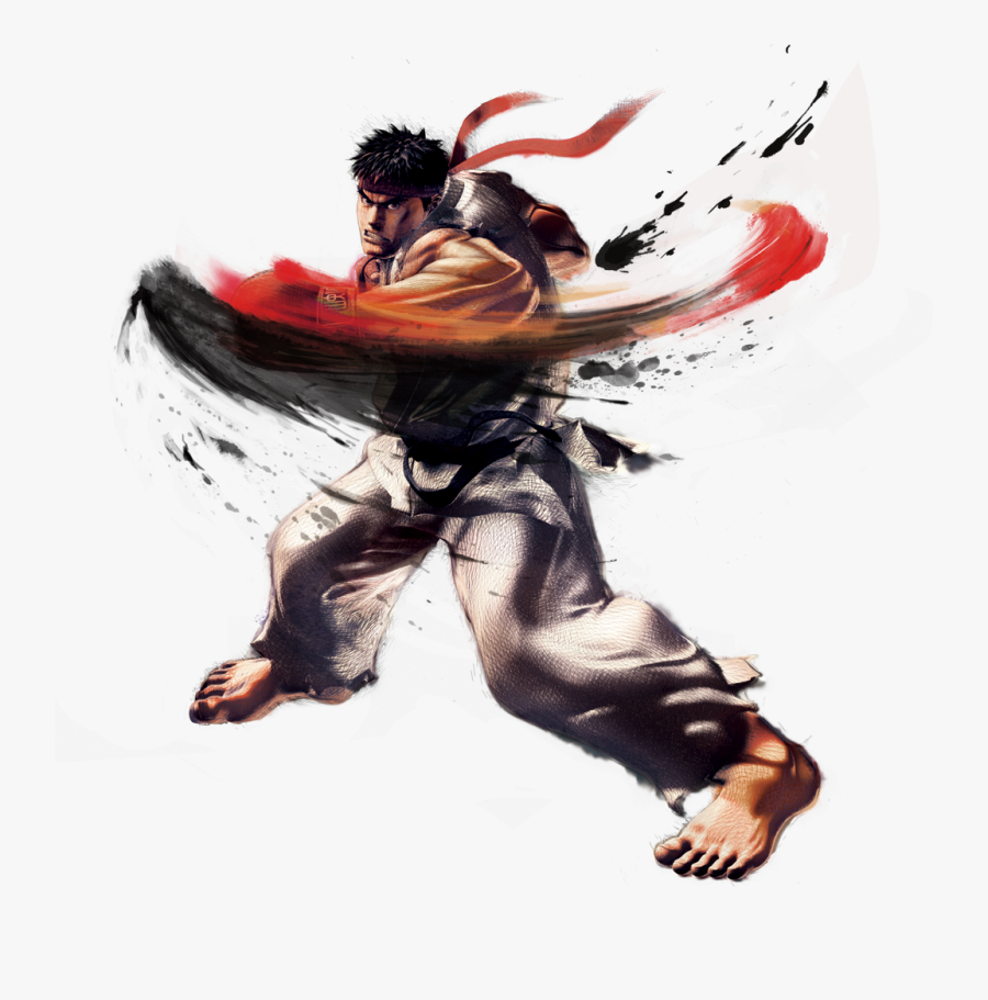 Super Street Fighter Iv Street Fighter V Ryu Ken Masters - Street Fighter V Character Png, Transparent Clipart