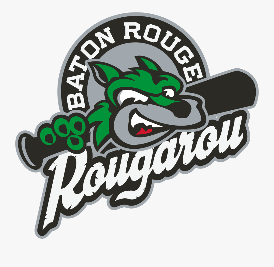 Baton Rouge Rougarou Baseball, Transparent Clipart