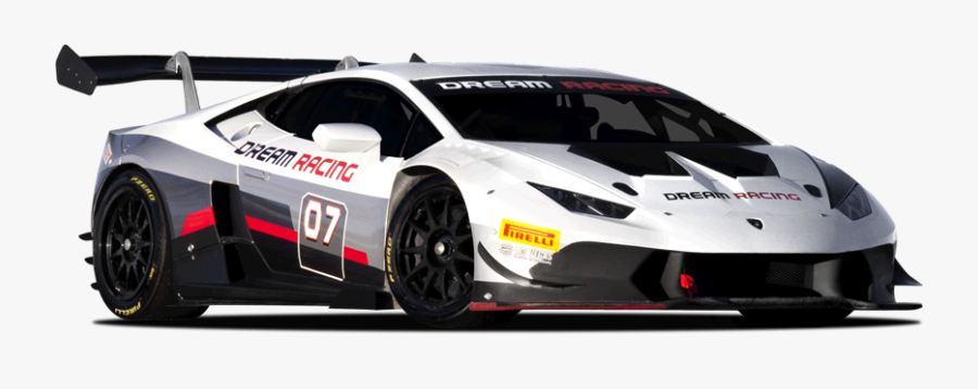 Drawn Race Car Racing Car - Dream Racing Lamborghini Super Trofeo, Transparent Clipart