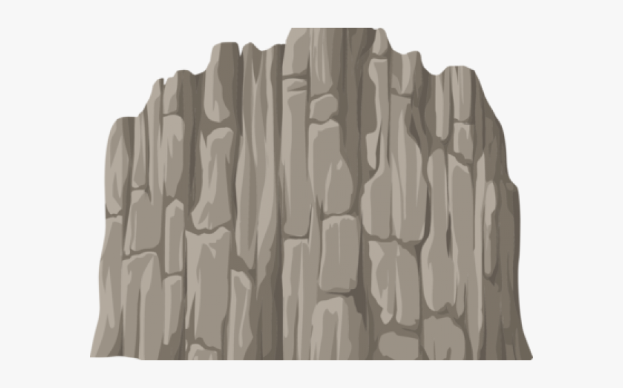 Stone Wall Clipart Drawn - Transparent Cliff, Transparent Clipart