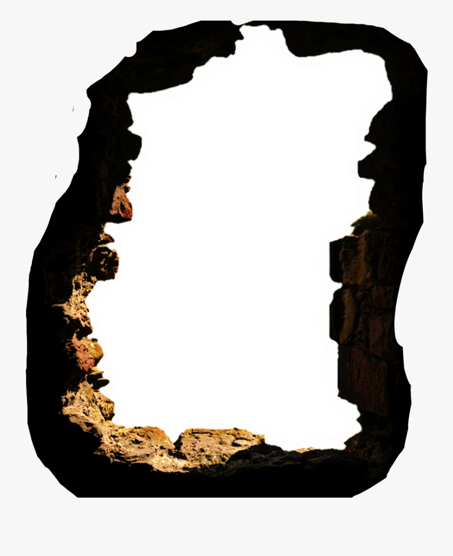 #hole #stonewall #open - Circle, Transparent Clipart